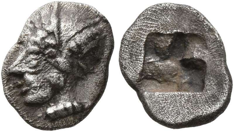 GAUL. Massalia. Circa 500-475 BC. Hemiobol (Silver, 9 mm, 0.55 g), Milesian stan...