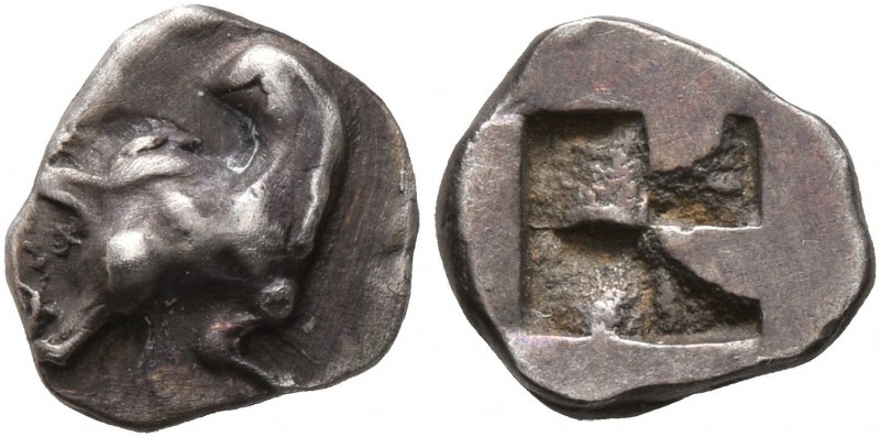 GAUL. Massalia. Circa 500-475 BC. Hemiobol (Silver, 8 mm, 0.59 g), Milesian stan...