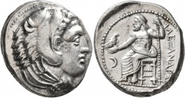 KINGS OF MACEDON. Alexander III ‘the Great’, 336-323 BC. Tetradrachm (Silver, 27 mm, 17.19 g, 8 h), Amphipolis, struck under Antipater, circa 325-323/...