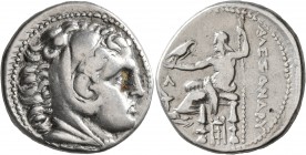 KINGS OF MACEDON. Alexander III ‘the Great’, 336-323 BC. Tetradrachm (Silver, 26 mm, 17.02 g, 7 h), Amphipolis, struck under Kassander, as regent or K...