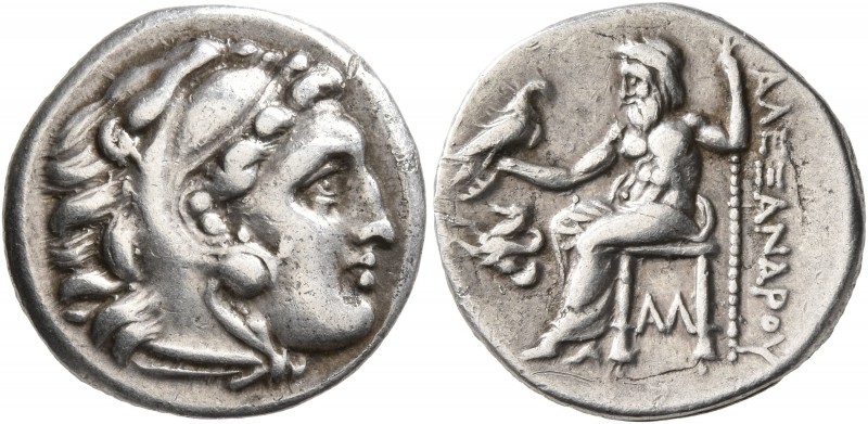 KINGS OF MACEDON. Alexander III ‘the Great’, 336-323 BC. Drachm (Silver, 18 mm, ...