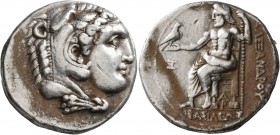 KINGS OF MACEDON. Alexander III ‘the Great’, 336-323 BC. Tetradrachm (Silver, 27 mm, 17.16 g, 1 h), Arados, struck under Menes or Laomedon, circa 324/...