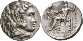 KINGS OF MACEDON. Alexander III ‘the Great’, 336-323 BC. Tetradrachm (Silver, 25 mm, 17.10 g, 7 h), Babylon I, struck under Seleukos I, circa 311-300....