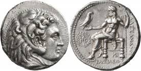 KINGS OF MACEDON. Alexander III ‘the Great’, 336-323 BC. Tetradrachm (Silver, 28 mm, 17.01 g, 3 h), Babylon I, struck under Seleukos I, circa 311-300....