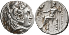 KINGS OF MACEDON. Alexander III ‘the Great’, 336-323 BC. Tetradrachm (Silver, 26 mm, 17.13 g, 10 h), Babylon I, struck under Seleukos I, circa 311-300...