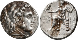 KINGS OF MACEDON. Alexander III ‘the Great’, 336-323 BC. Tetradrachm (Silver, 25 mm, 17.19 g, 1 h), Babylon I, struck under Seleukos I, circa 311-300....