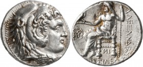 KINGS OF MACEDON. Alexander III ‘the Great’, 336-323 BC. Tetradrachm (Silver, 26 mm, 17.17 g, 12 h), Babylon I, struck under Seleukos I, circa 311-300...