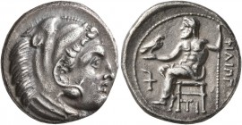 KINGS OF MACEDON. Philip III Arrhidaios, 323-317 BC. Drachm (Silver, 17 mm, 4.15 g, 1 h), Sardes, struck under Menander or Kleitos, circa 322-319/8. H...