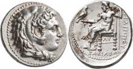 KINGS OF MACEDON. Philip III Arrhidaios, 323-317 BC. Tetradrachm (Silver, 27 mm, 17.25 g, 9 h), Babylon, struck under Archon, Dokimos, or Seleukos I. ...