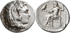 KINGS OF MACEDON. Philip III Arrhidaios, 323-317 BC. Tetradrachm (Silver, 26 mm, 17.15 g, 5 h), Babylon, struck under Archon, Dokimos, or Seleukos I. ...