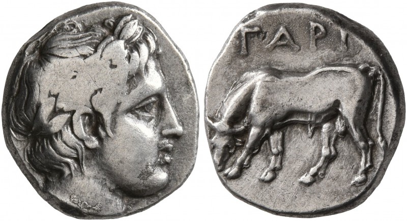 TROAS. Gargara. Circa 400-350 BC. Drachm (Silver, 14 mm, 2.95 g, 1 h). Laureate ...