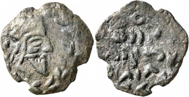KINGS OF ARMENIA. Tiridates II (?), circa 217-252. AE (Bronze, 25 mm, 5.48 g, 12...