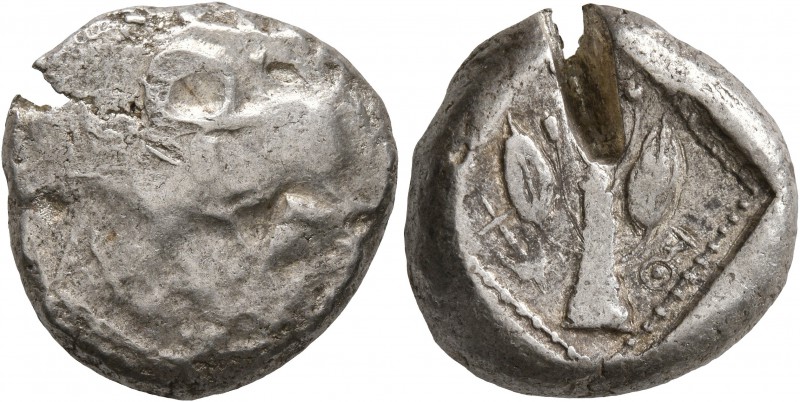 CYPRUS. Uncertain mints. Early 5th century BC. Stater (Silver, 20 mm, 11.01 g). ...