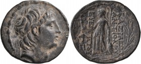 SELEUKID KINGS OF SYRIA. Antiochos VII Euergetes (Sidetes), 138-129 BC. Tetradrachm (Silver, 30 mm, 16.10 g, 12 h), Antiochia on the Orontes. Diademed...