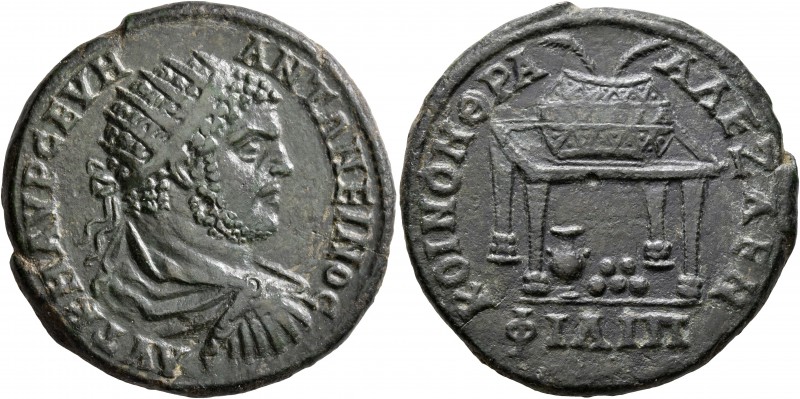 THRACE. Philippopolis. Caracalla, 198-217. Hexassarion (Bronze, 36 mm, 26.94 g, ...