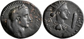 PONTUS. Comana. Gaius (Caligula), 37-41. Diassarion (Bronze, 23 mm, 10.07 g, 11 h), CY 4 = 37/8. ΓAIOΣ [KAIΣAP] Laureate head of Gaius to right. Rev. ...