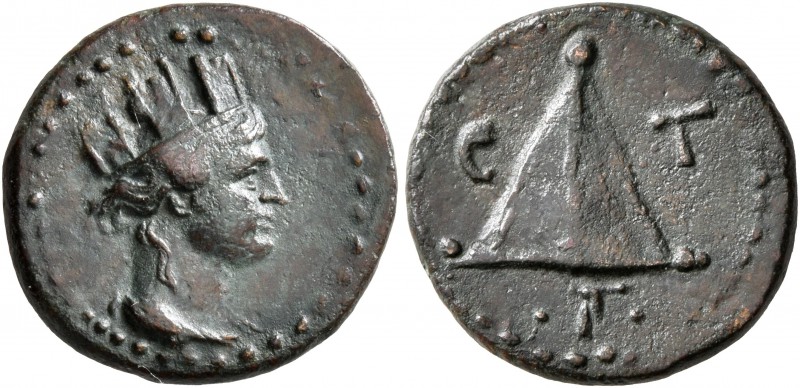 CAPPADOCIA. Caesaraea-Eusebia. Pseudo-autonomous issue. 1/3 Assarion (Bronze, 16...