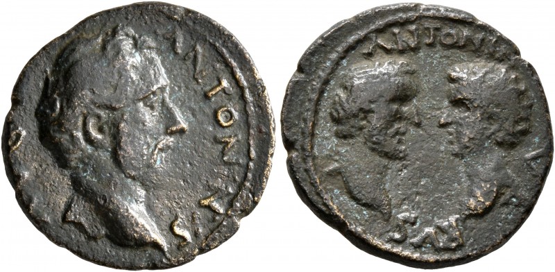 ASIA MINOR. Uncertain. Antoninus Pius, with Marcus Aurelius as Caesar, 138-161. ...