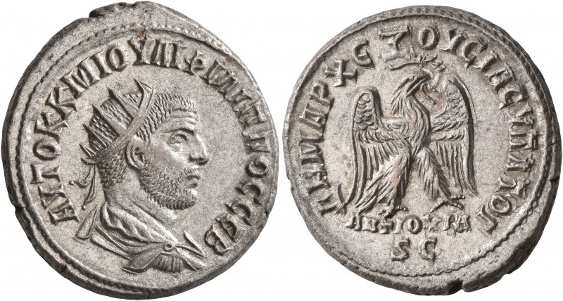 SYRIA, Seleucis and Pieria. Antioch. Philip I, 244-249. Tetradrachm (Silver, 27 ...