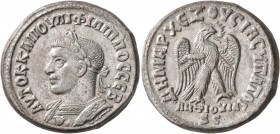 SYRIA, Seleucis and Pieria. Antioch. Philip II, 247-249. Tetradrachm (Billon, 25 mm, 13.47 g, 6 h). AYTOK K M IOYΛI ΦΙΛΙΠΠΟC CЄB Laureate and cuirasse...