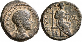 SYRIA, Decapolis. Nysa-Scythopolis. Gordian III, 238-244. Tetrassarion (Bronze, 25 mm, 14.68 g, 10 h), CY 240 = 240/1. AYT K M ANT ΓΟΡ∆ΙΑΝΟC CEB Laure...
