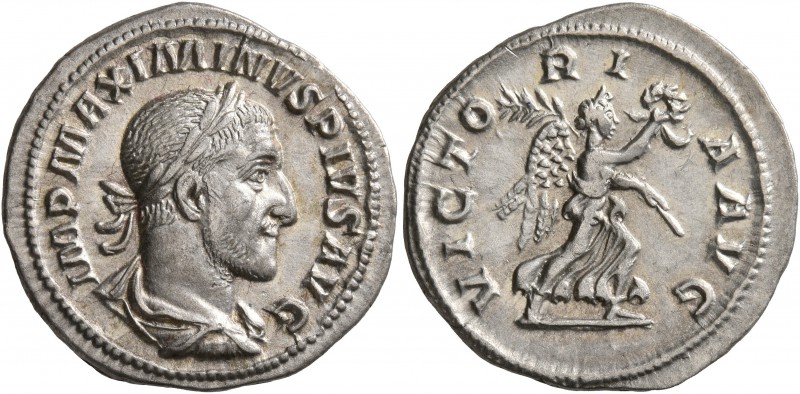 Maximinus I, 235-238. Denarius (Silver, 20 mm, 2.77 g, 12 h), Rome, 235-236. IMP...