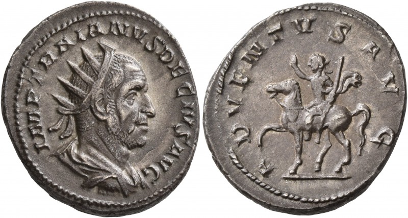 Trajan Decius, 249-251. Antoninianus (Silver, 22 mm, 4.95 g, 6 h), Rome, 249. IM...