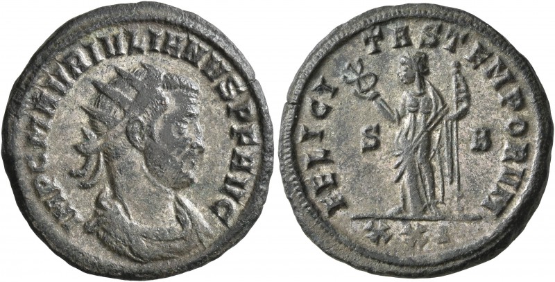 Julian of Pannonia, usurper, 284-285. Antoninianus (Silvered bronze, 22 mm, 3.82...