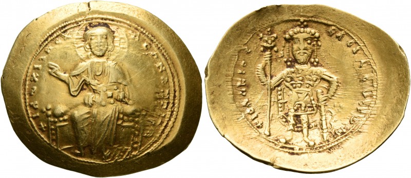 Isaac I Comnenus, 1057-1059. Histamenon (Gold, 27 mm, 4.38 g, 6 h), Constantinop...
