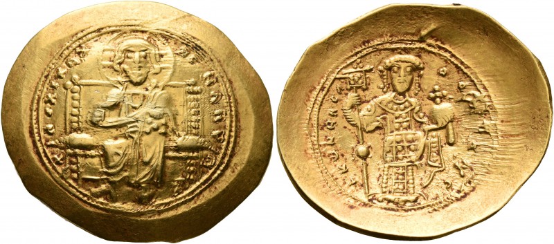 Constantine X Ducas, 1059-1067. Histamenon (Gold, 28 mm, 4.39 g, 6 h), Constanti...