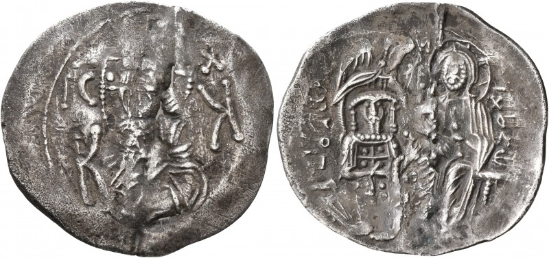 Michael VIII Palaeologus, 1261-1282. Trachy (Silver, 26 mm, 1.98 g, 6 h), Consta...