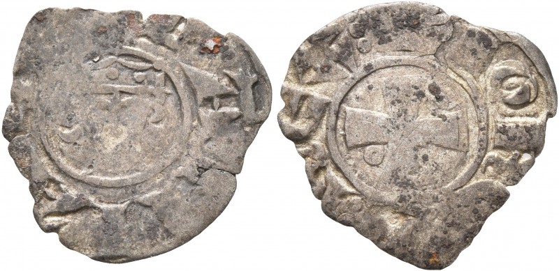 CRUSADERS. Latin Kingdom of Jerusalem. John of Brienne, 1210-1225. Denier (Silve...