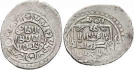 ISLAMIC, Mongols. Ilkhanids. Sulayman, AH 739-746 / AD 1339-1346. 2 Dirhams (Silver, 19 mm, 1.76 g, 9 h), a contemporary local imitation of a Sulayman...