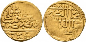 ISLAMIC, Ottoman Empire. Sulayman II Qanuni ('the Lawgiver'), AH 926-974 / AD 1520-1566. Sultani (Gold, 18 mm, 3.48 g, 4 h), Misr, AH 926 / AD 1520. '...