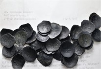 A lot containing around 193 bronze coins. All: Late Byzantine scypathe bronzes. Includes: Manuel I, Isaac II, Alexius III. Fine to very fine. LOT SOLD...