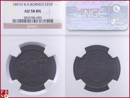 1 Cent, 1891 H, KM 2, in NGC holder nr. 3824784-003

AU 58 BN