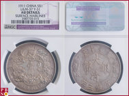 Dollar, 1911, Silver, L&M-37, KM Y-31, in NGC holder nr. 3587735-015, surface hairlines

AU DETAILS