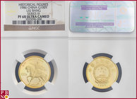 100 Yuan, 1986, Historical Figures, Gold, Liu Bang Series III, Fr. 19, mintage: 7.000 coins, in NGC holder nr. 3593096-068. NO (0%) BUYER'S PREMIUM ON...