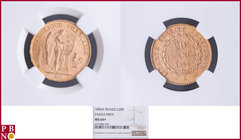 20 Francs 1896A Fasces / Faisceau, Gold, Fr 592, Gad 1063, in NGC holder nr. 4377084-039. Population (NGC/PCGS combined): 11. NO (0%) BUYER'S PREMIUM ...