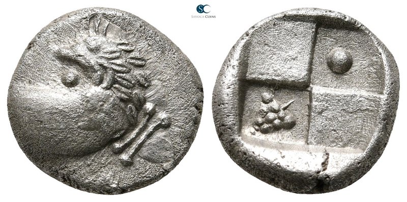Eastern Europe. Imitating Chersonesos mint issue circa 350-300 BC. 
Hemidrachm ...