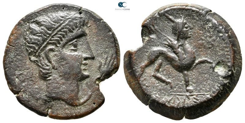 Iberia. Katilo circa 150-50 BC. 
Bronze Æ

25mm., 11,44g.



very fine