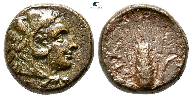 Lucania. Metapontion 300-250 BC. 
Bronze Æ

14mm., 3,57g.



very fine