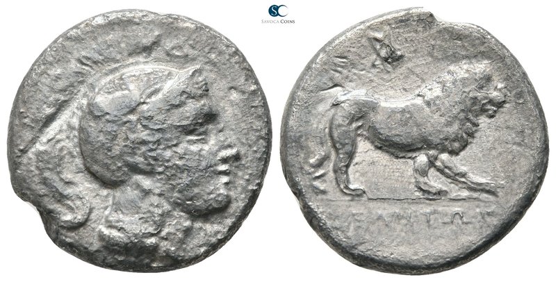 Lucania. Velia 340-334 BC. 
Nomos AR

21mm., 6,63g.



nearly very fine