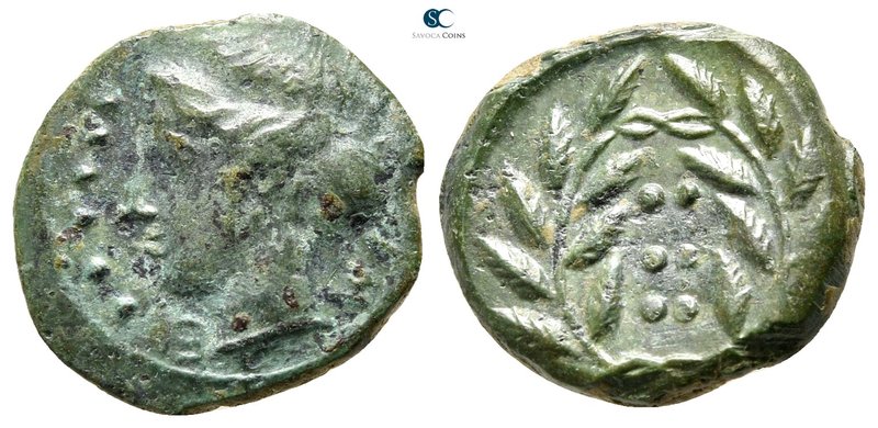 Sicily. Himera 420-407 BC. 
Hemilitron Æ

17mm., 3,06g.



very fine