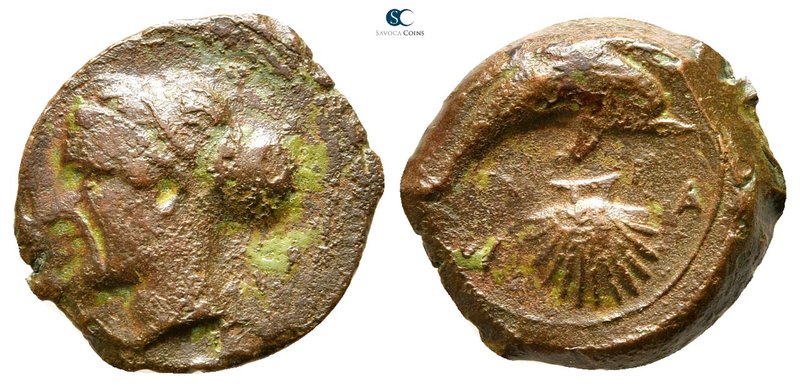 Sicily. Syracuse. Dionysios I. 405-367 BC.
Hemilitron Æ

16mm., 3,35g.

ver...