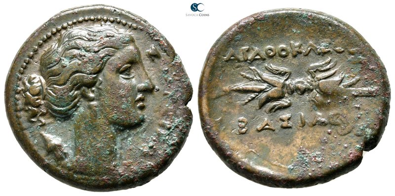 Sicily. Syracuse. Agathokles 317-289 BC. 
Bronze Æ

24mm., 8,76g.



good...