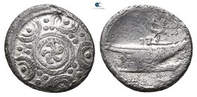 Macedon. Bottiaea Emathiae 185-168 BC. Pentobol AR