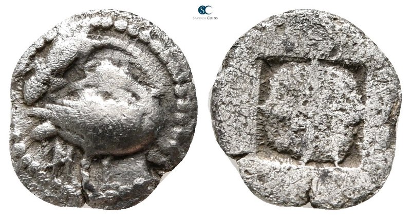 Macedon. Eion circa 460-400 BC. 
Trihemiobol AR

12mm., 0,81g.



nearly ...