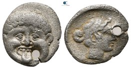 Macedon. Neapolis 400-360 BC. Tetrobol AR