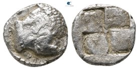 Macedon. Scione 490-480 BC. Tetrobol AR